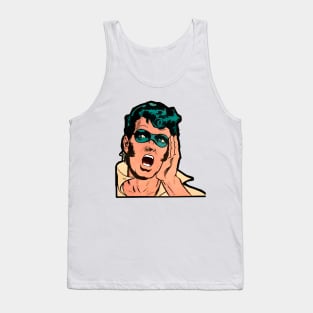 Afflicted boy in mask Tank Top